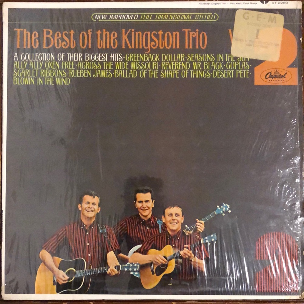 ***Free*** The Kingston Trio ..The Best Of... Vinyl Lp '65